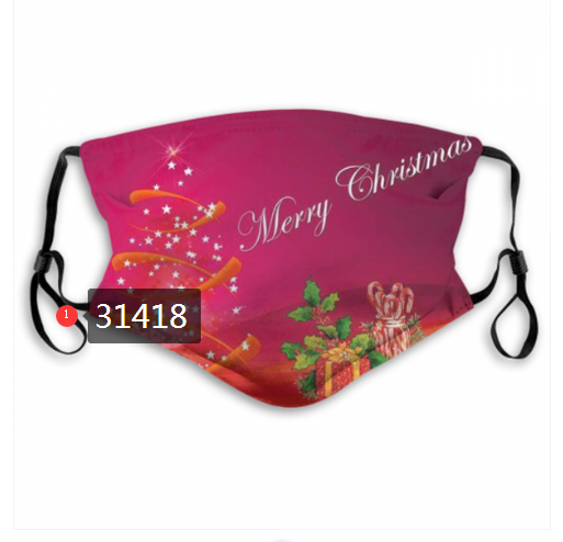 2020 Merry Christmas Dust mask with filter 5